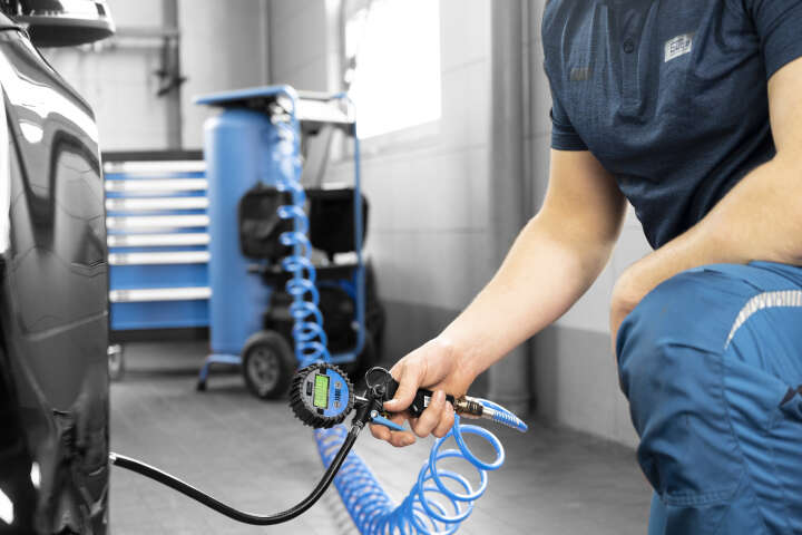 Güde Druckluft-Spiralschlauch